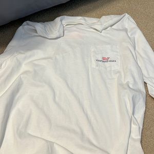 white vineyard vines shirt!!!! size medium mens but oversized